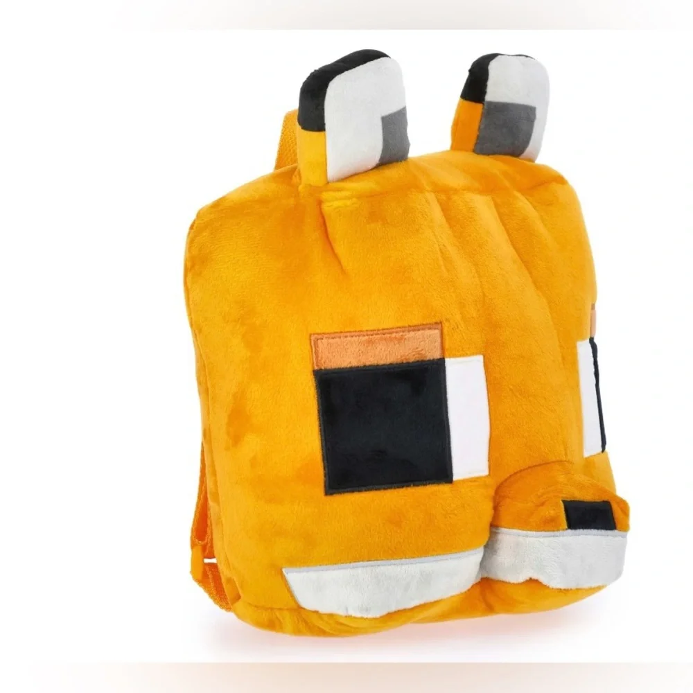 Minecraft‎ Fox Plush Mini Backpack Kids Orange Character Bag NWT